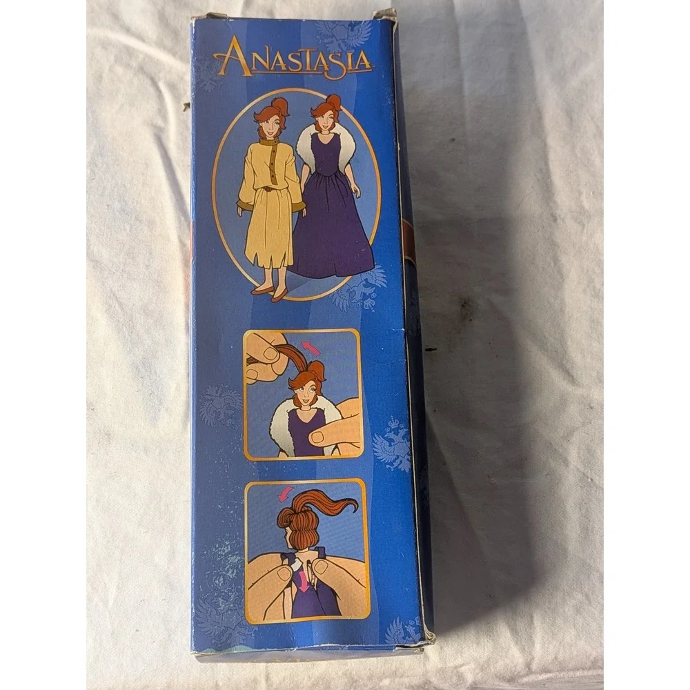 Vintage 1997 Anastasia 20th Century Fox Doll Purple Gown Galoob Alcone NIB